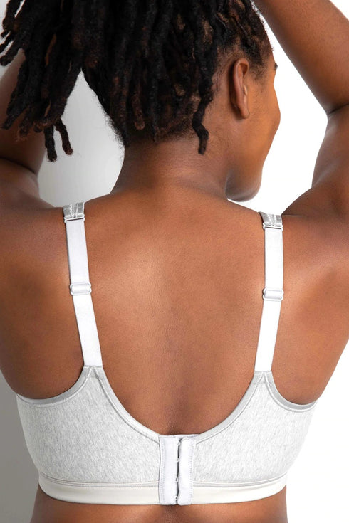 Curvy Couture  Cotton Luxe Front And Back Close Wireless Bra